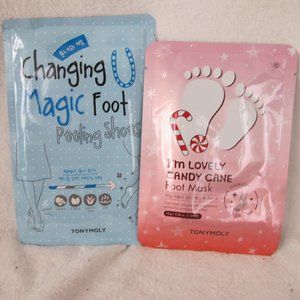 New TonyMoly Foot Peeling Shoes and Mask Bundle